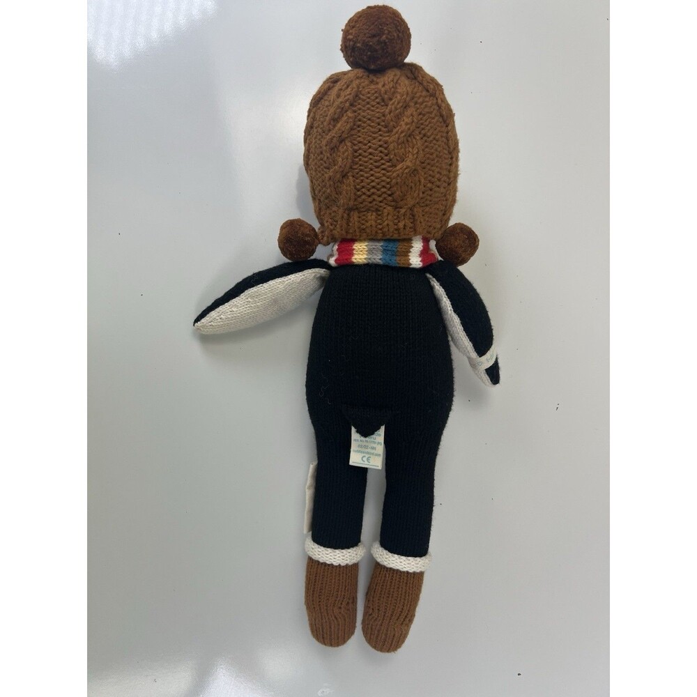 Cuddle & Kind Everest Penguin 15" Hand Knit Stuffed Animal Doll Plush Nursery - Picture 7 of 10